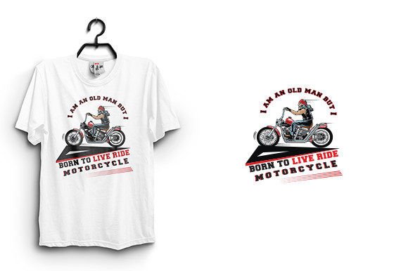 Born to Live Ride: Graphics & T-Shirt Designs