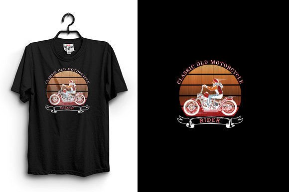Classic Old Rider T Shirt Design: Graphics for Branding
