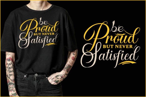 Fitness Typography T-Shirt Design V2 Graphics