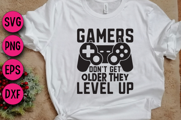 Gamers Level Up: Graphics for T-Shirt Designs