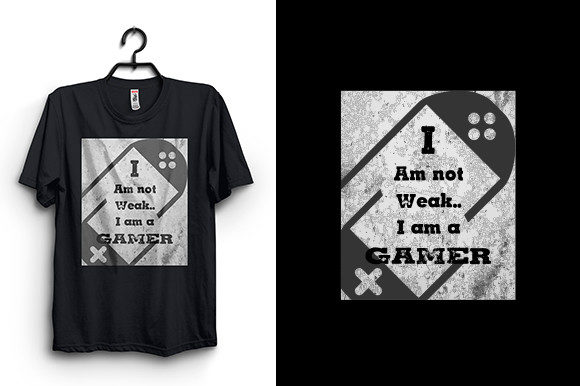 I Am a Gamer: Premium Graphics for T-Shirt Designs