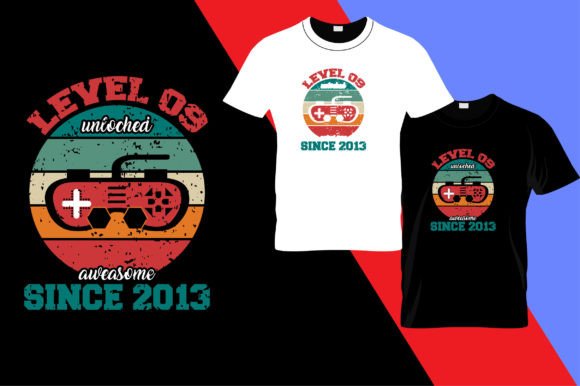 Level 09 Unlocked: Graphics for T-Shirt Designs