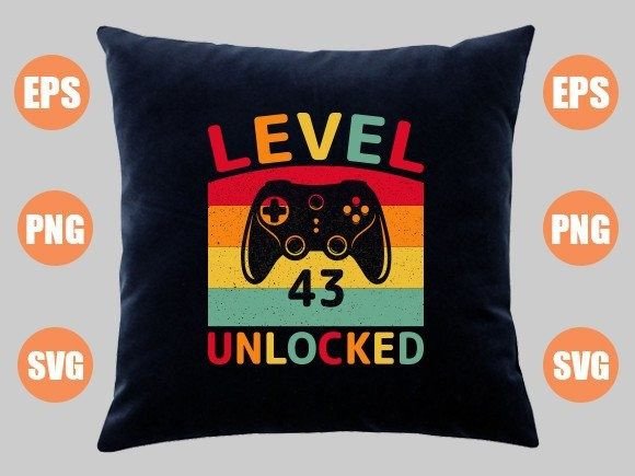 Level 43 Unlocked: Premium Graphics for T-Shirt Designs