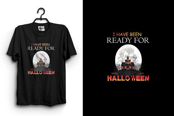Ready for Halloween T Shirt Design Graphics