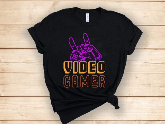 Video Gamer T Shirt Design: Graphics for T-Shirt Designs