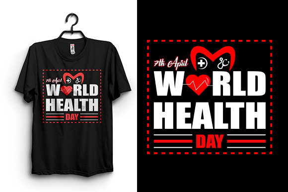 World Health Day Graphics & T-Shirt Designs